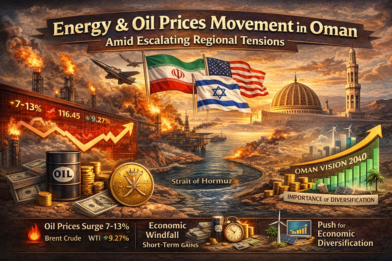 Energy & Oil Prices Movement in Oman Amid Escalating Regional Tensions